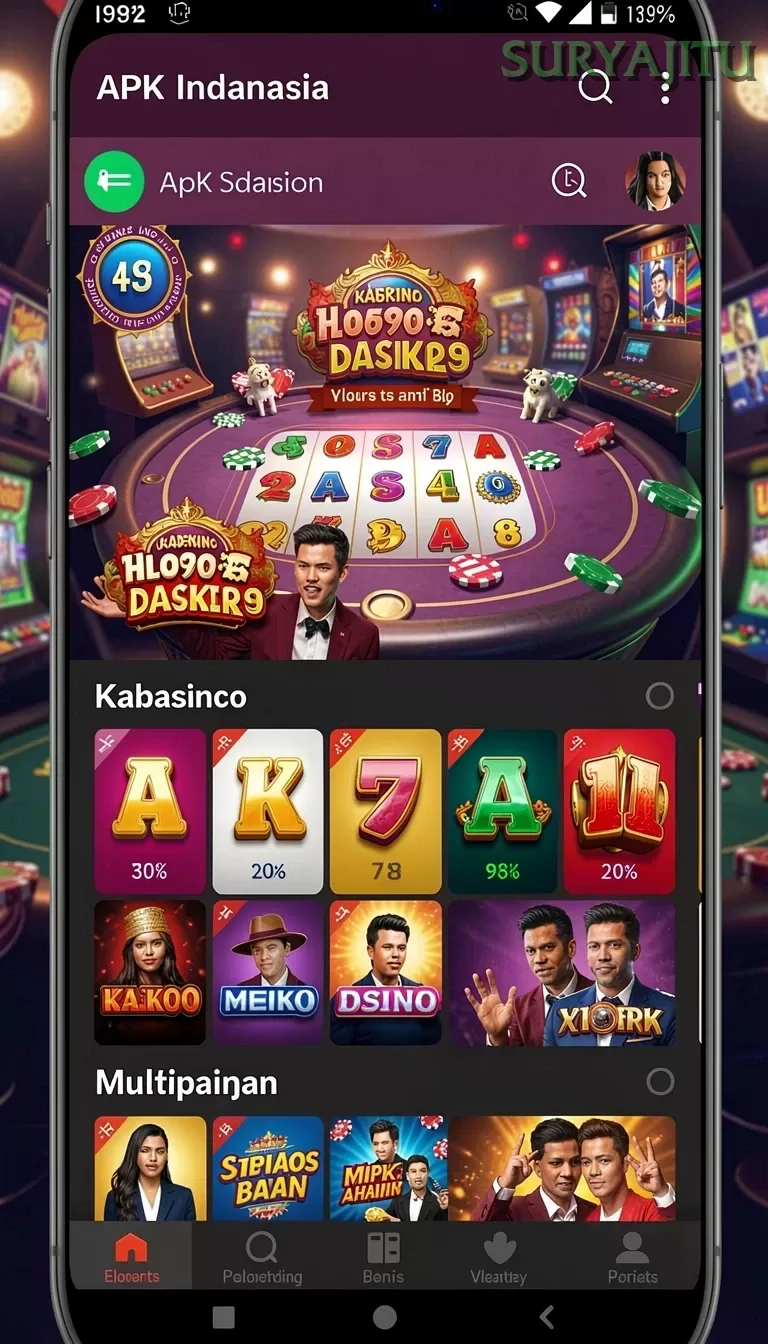 Cuplikan layar 555ZK — aktivitas