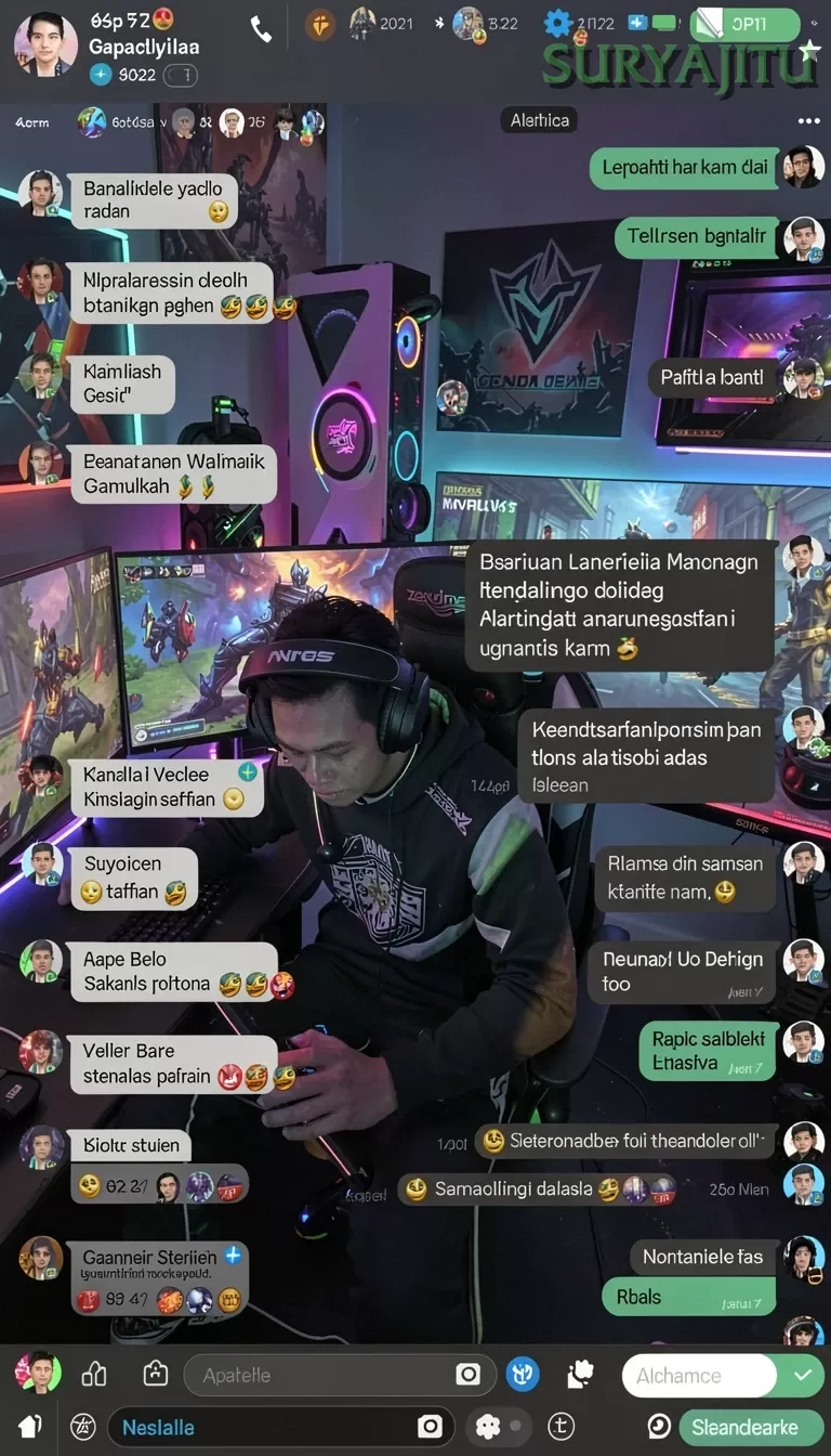 Cuplikan layar RT88 — menu navigasi